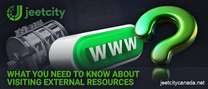 Linking third party resources to JeetCity casino